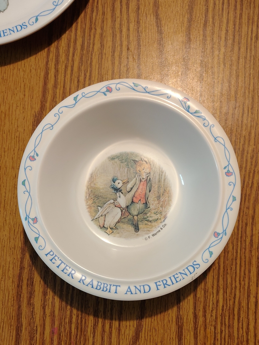 Peter Rabbit Plate/Bowl Set - Picture 3 of 4